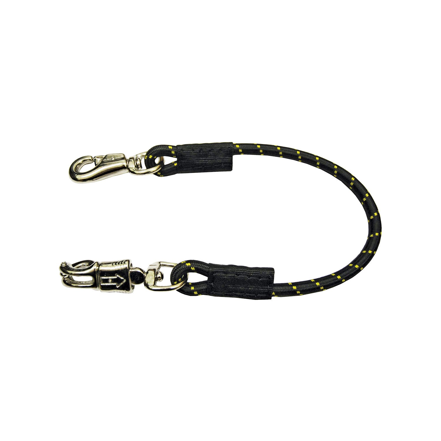 ELASTIC TIE WITH DOUBLE RINGS.