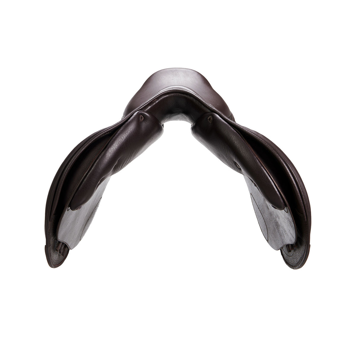 Jumping saddle double leather