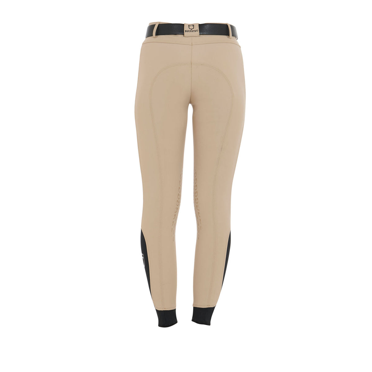 Equestro Ladies Slim Fit Grip Breeches With Logo