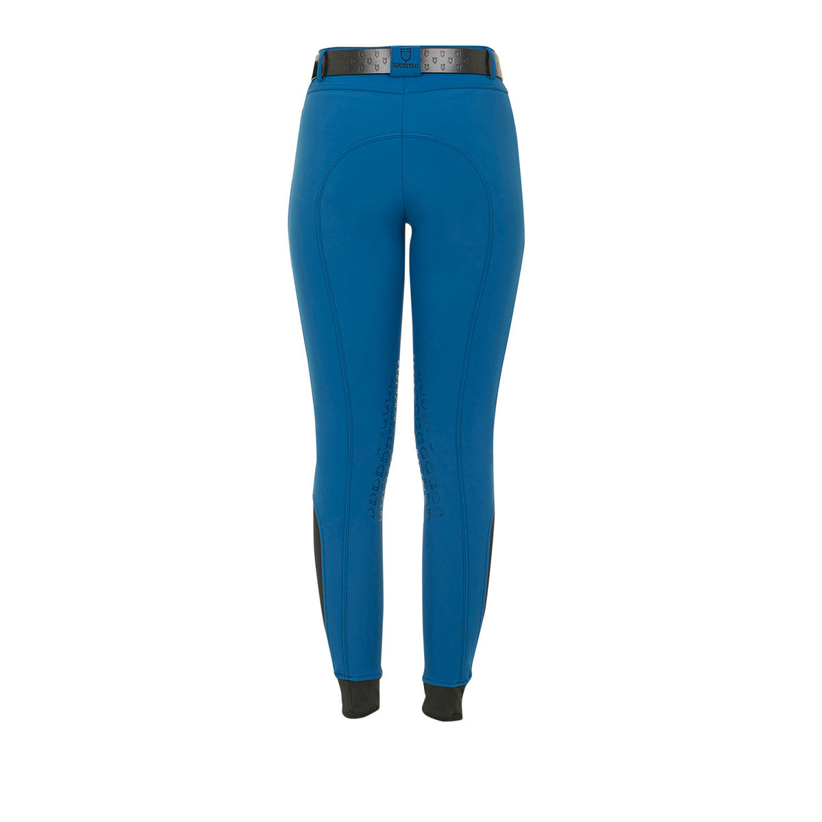 Equestro Ladies Slim Fit Grip Breeches With Logo