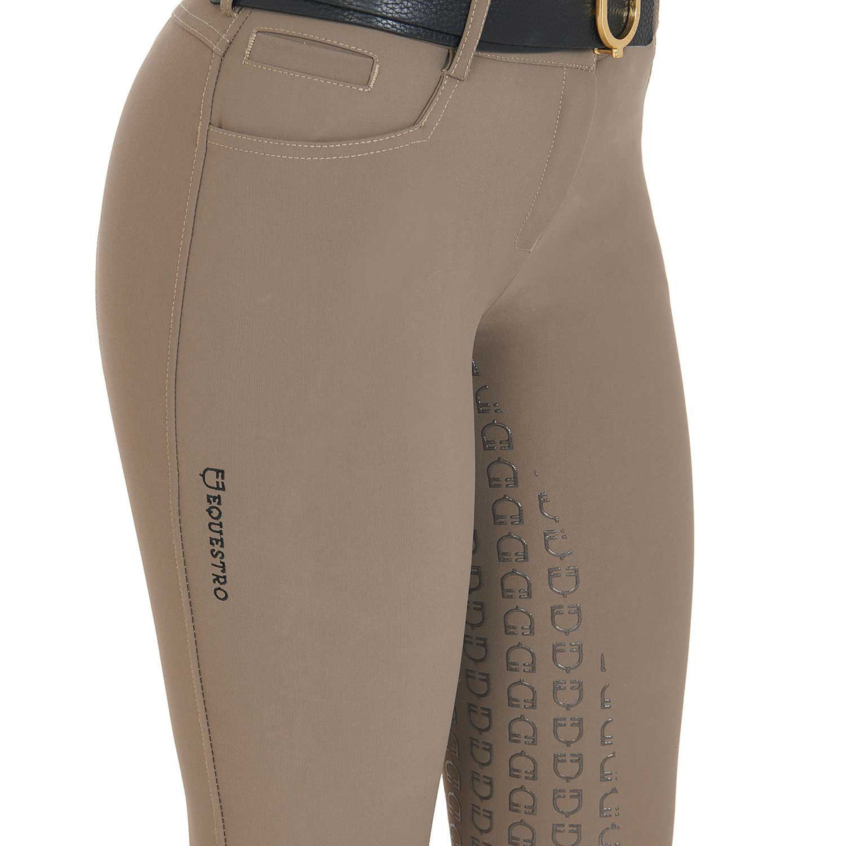 Equestro Ladies Full Grip Slim Fit Breeches