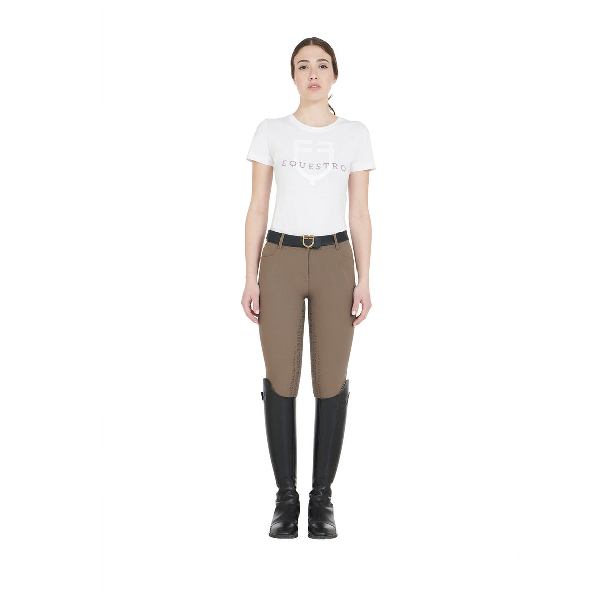 Equestro Ladies Full Grip Slim Fit Breeches