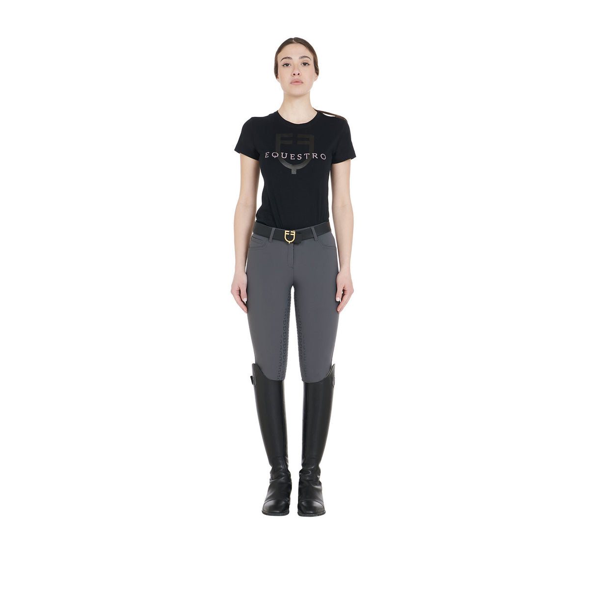 Equestro Ladies Full Grip Slim Fit Breeches