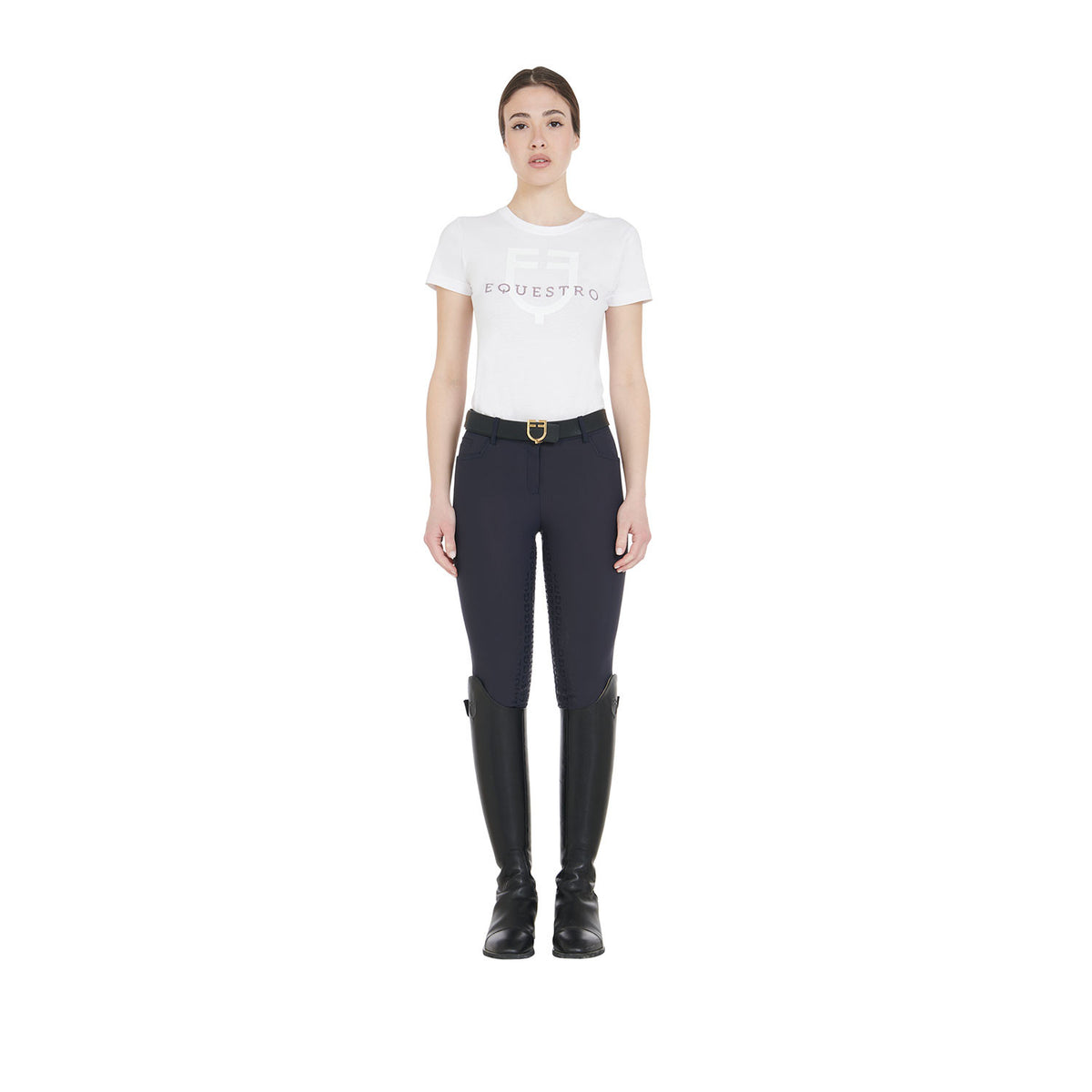 Equestro Ladies Full Grip Slim Fit Breeches