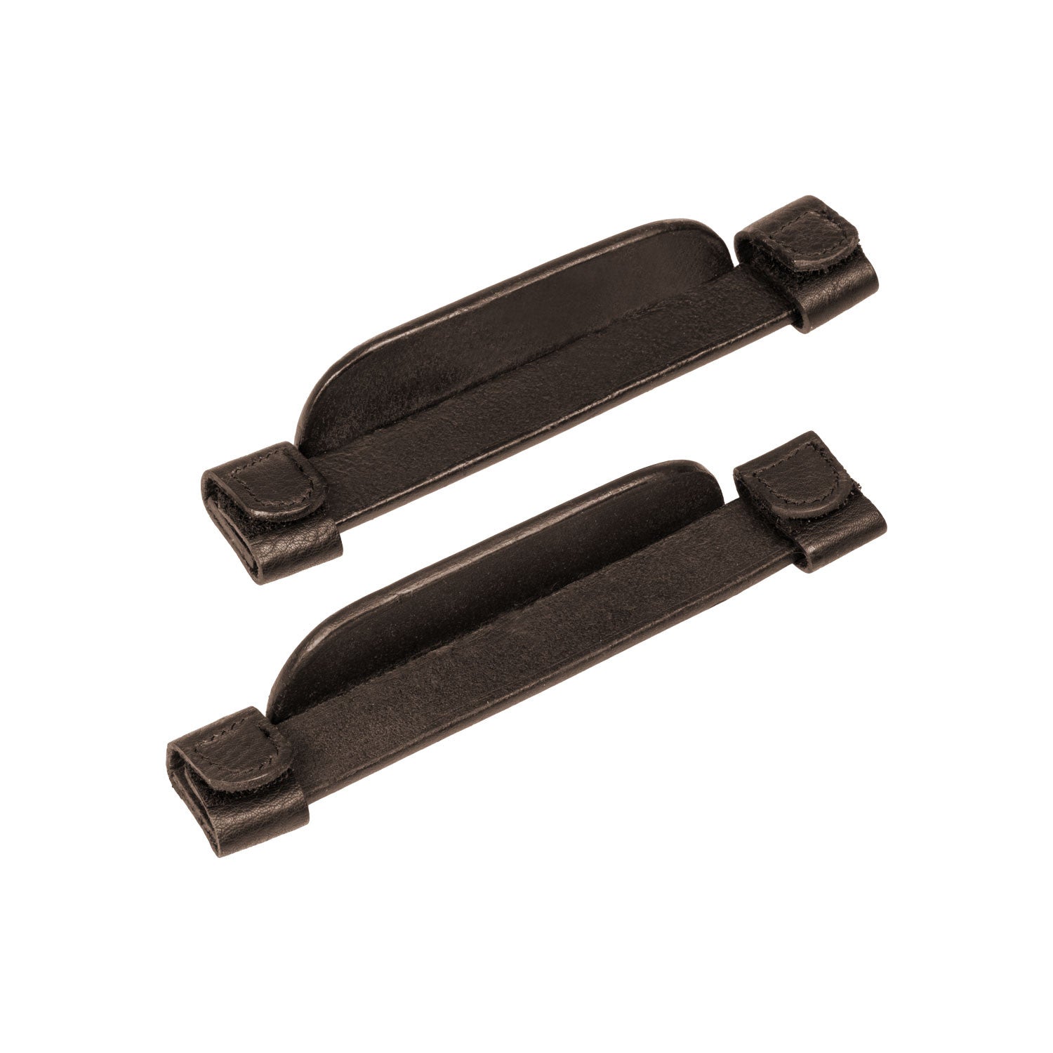 Leather blinkers.