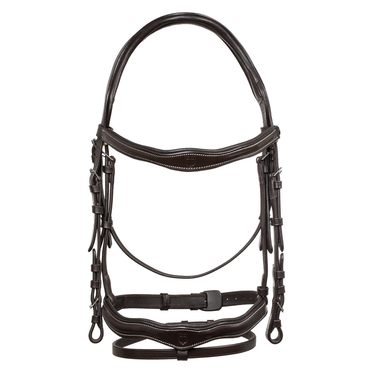 Anatomical bridle with logo