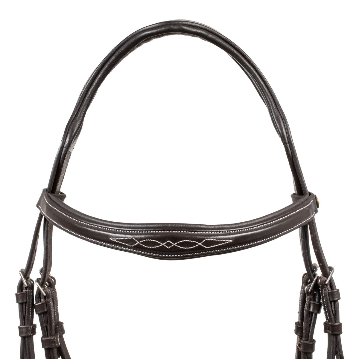 Bridle in soft stitched leather