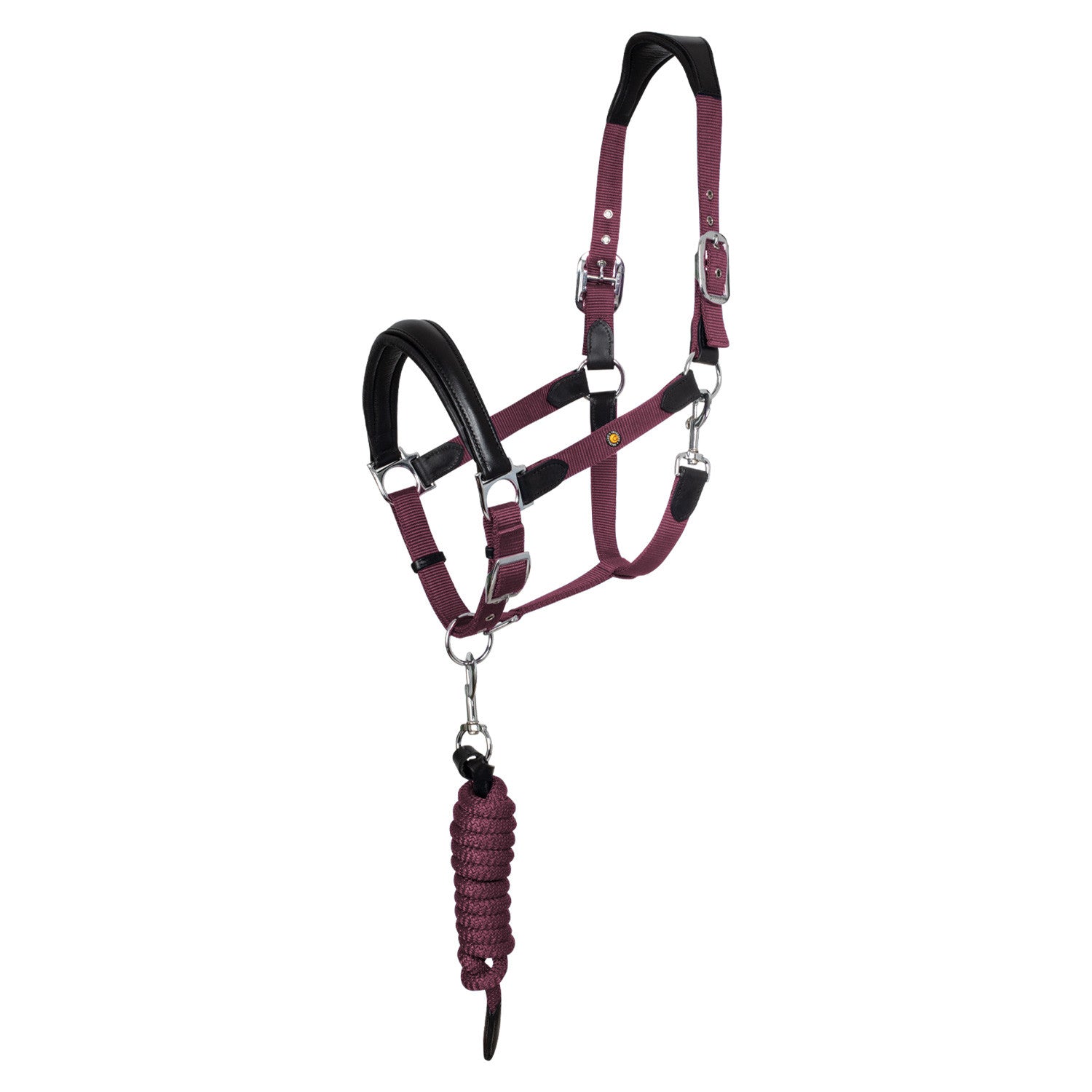 ERGONOMIC HALTER WITH LEATHER INSERTS.