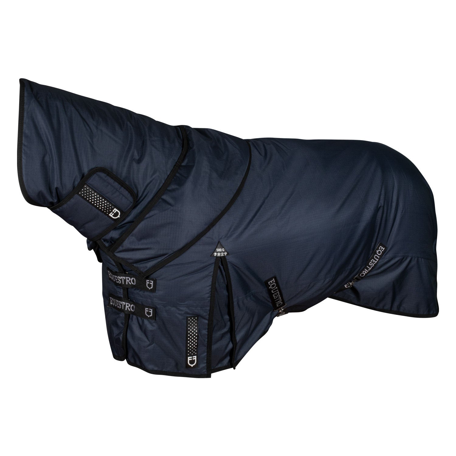Paddock neck cover in rip-stop fabric.
