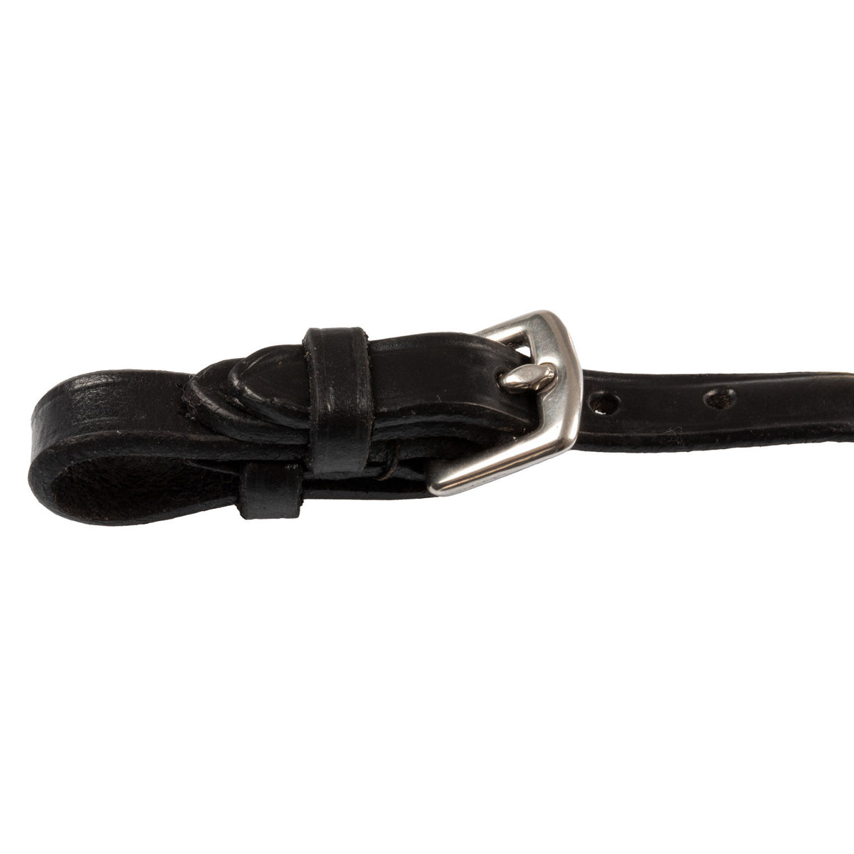 Rolled leather lip strap