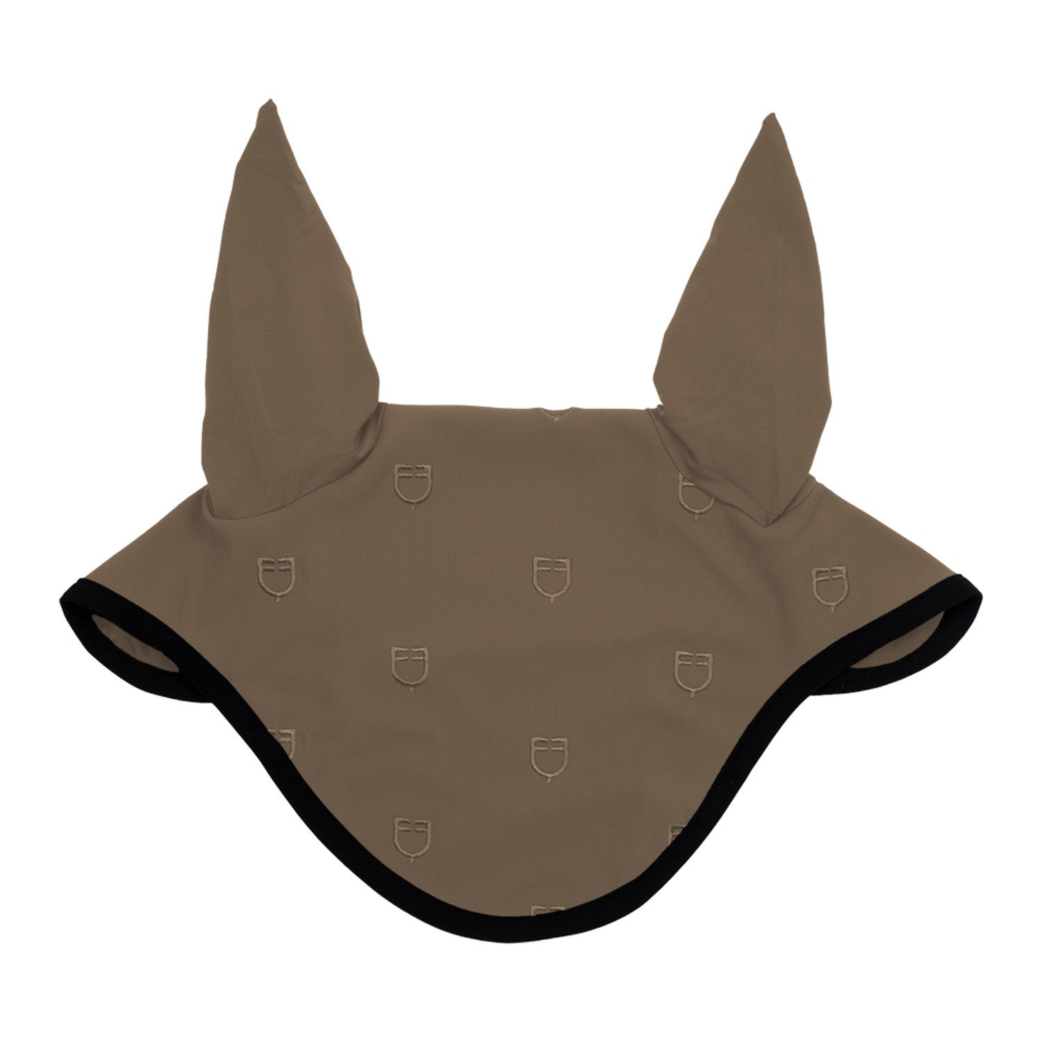 MULTILOGO BLACK LINE EDITION FLY VEIL IN STRETCH MATERIAL.