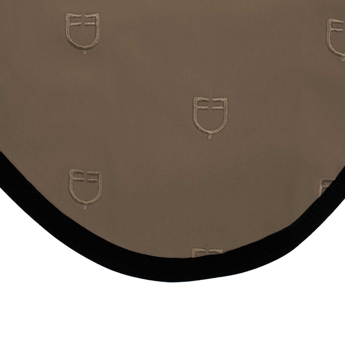 Equestro Multilogo Black Line Edition Fly Veil In Stretch Material