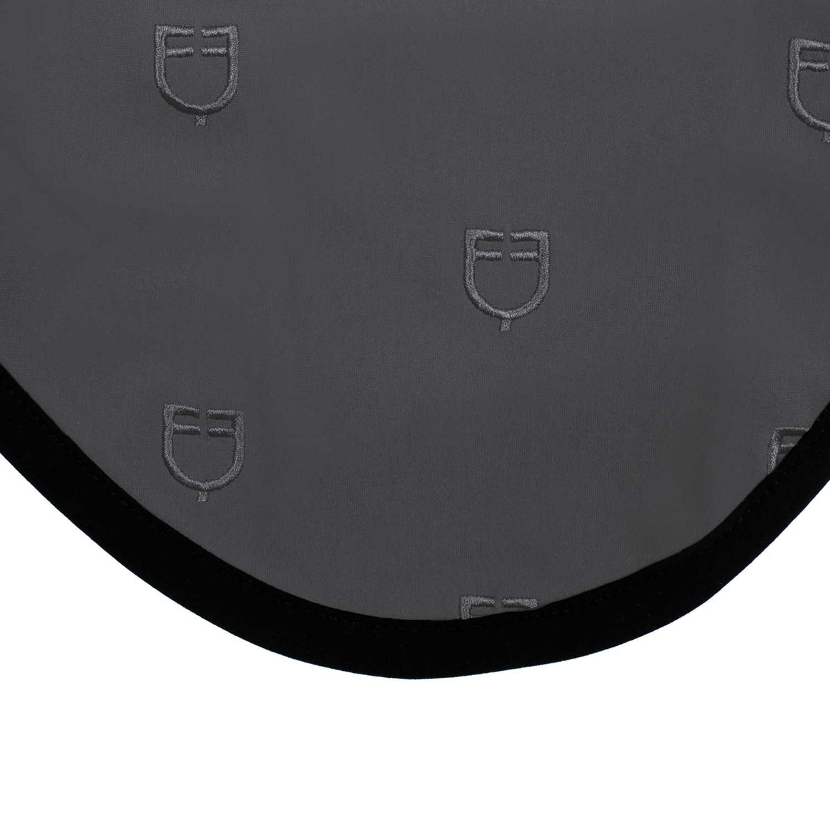 Equestro Multilogo Black Line Edition Fly Veil In Stretch Material