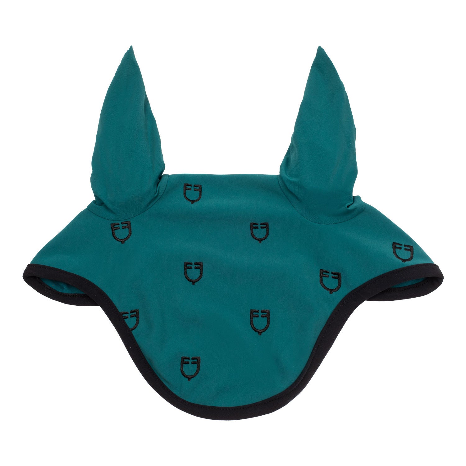 MULTILOGO BLACK LINE EDITION FLY VEIL IN STRETCH MATERIAL.