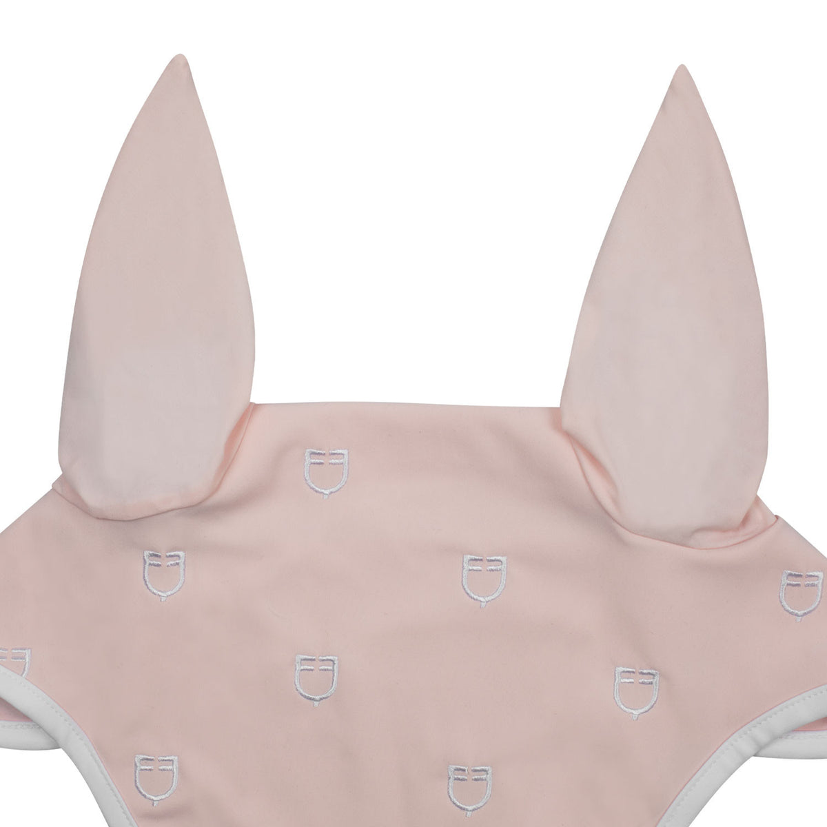 Equestro Multilogo White Line Edition Fly Veil In Technical Fabric