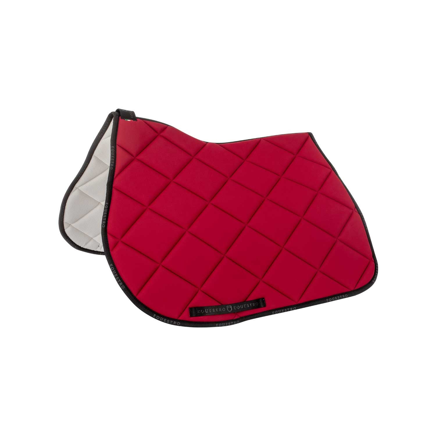 Jumping saddle pad breathable technical fabric.