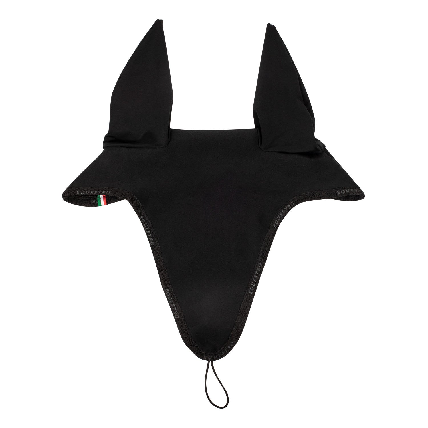 Fly veil in technical fabric with noseband attachment.