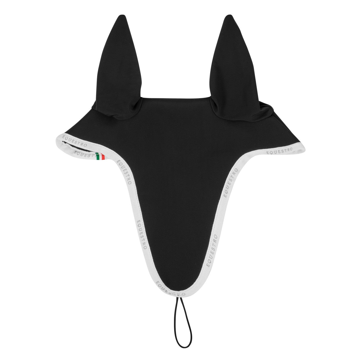 Fly veil in technical fabric with noseband attachment.