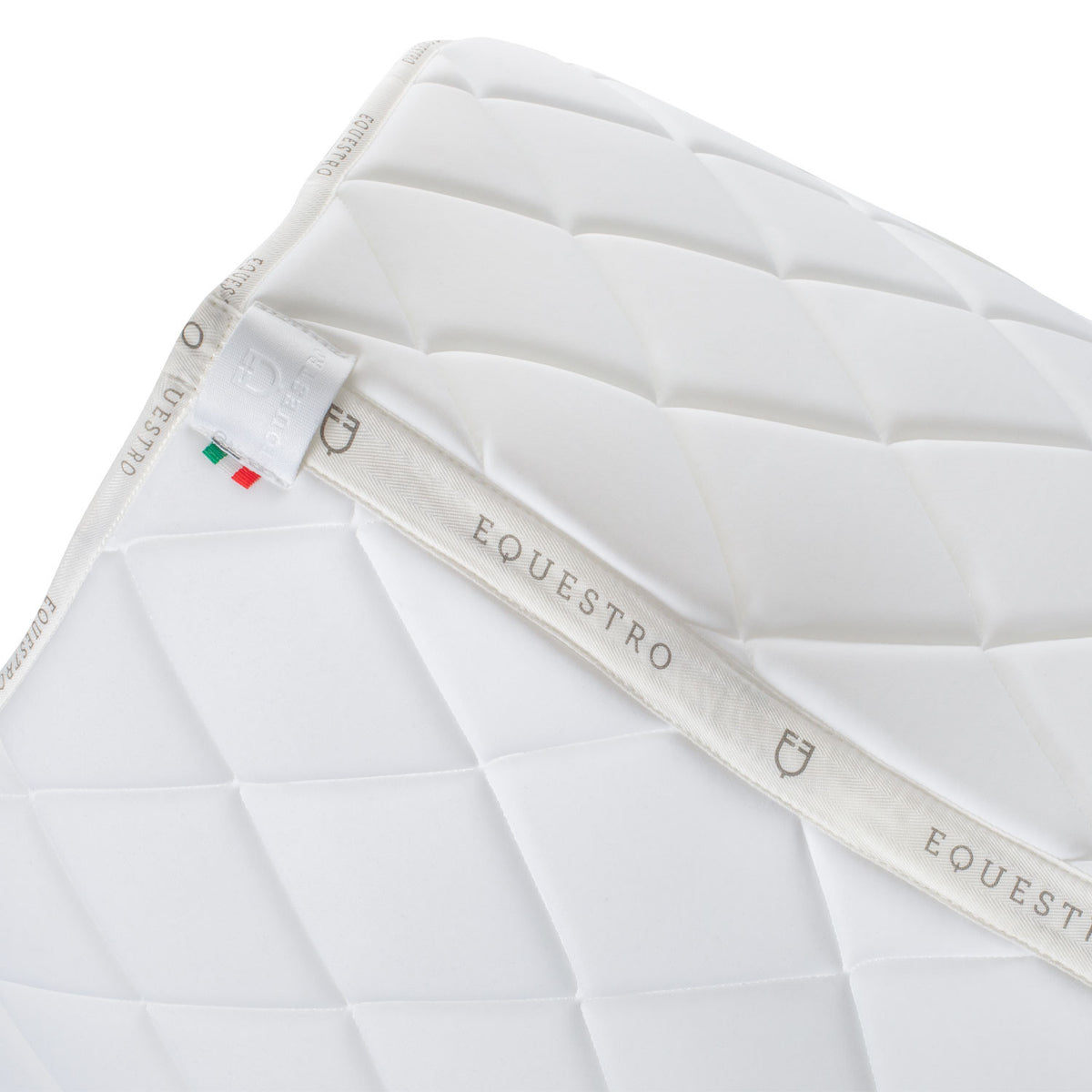 Equestro Jumping Saddle Pad With Multicolour Logo