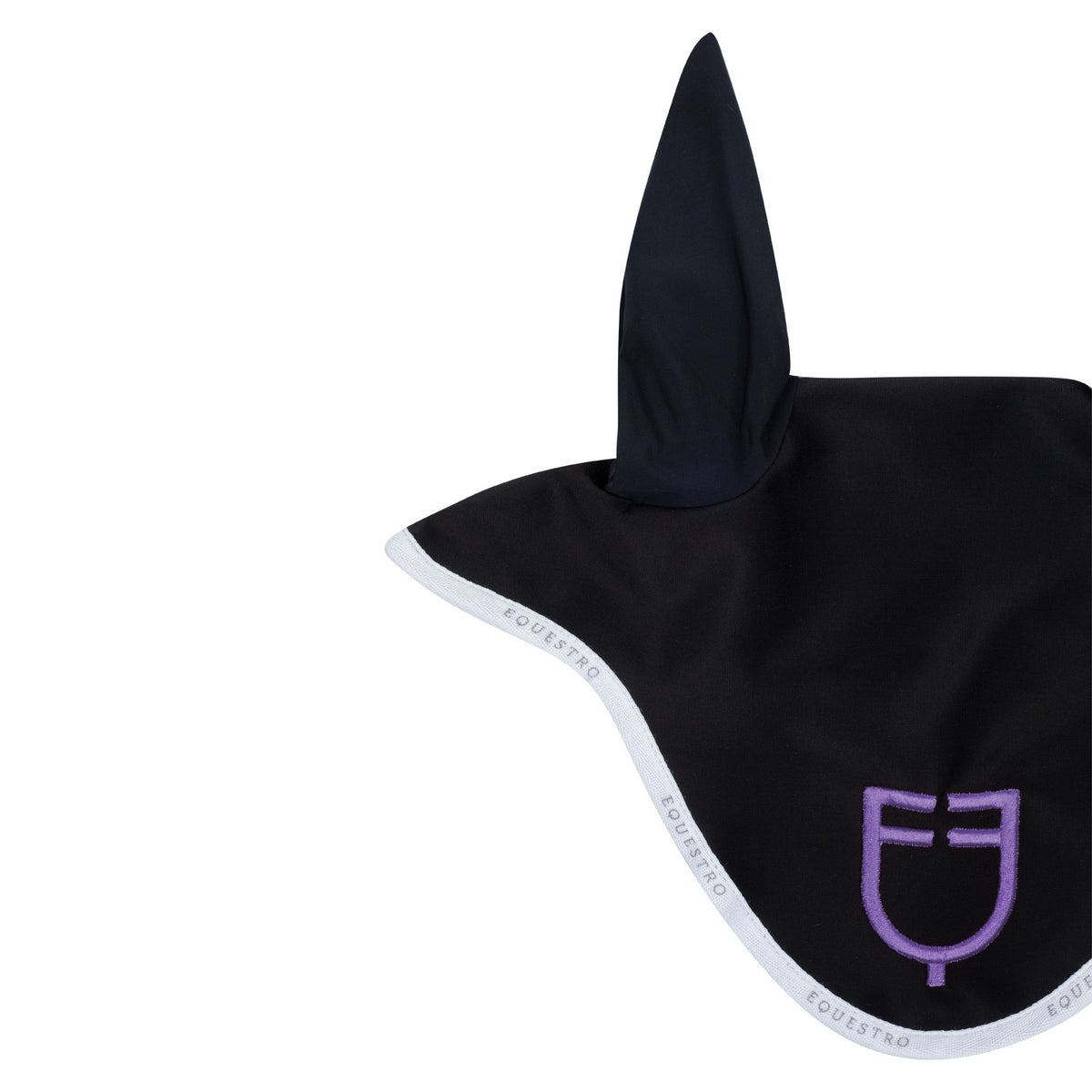 Equestro Fly Veil In Technical Fabric With Multicolour Logo