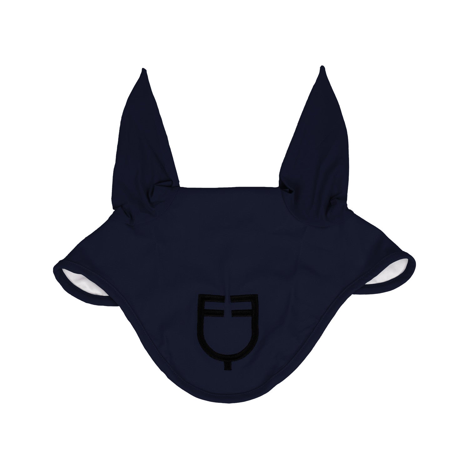 Fly veil stretch technical fabric with logo.