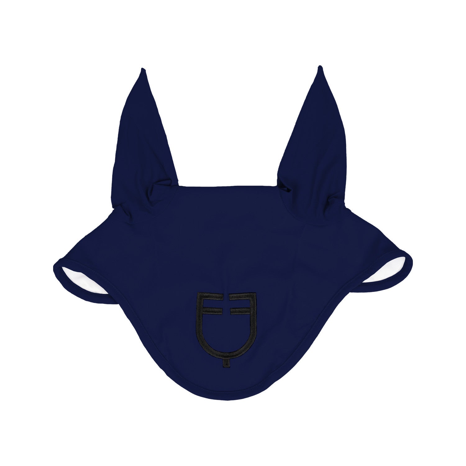 Fly veil stretch technical fabric with logo.