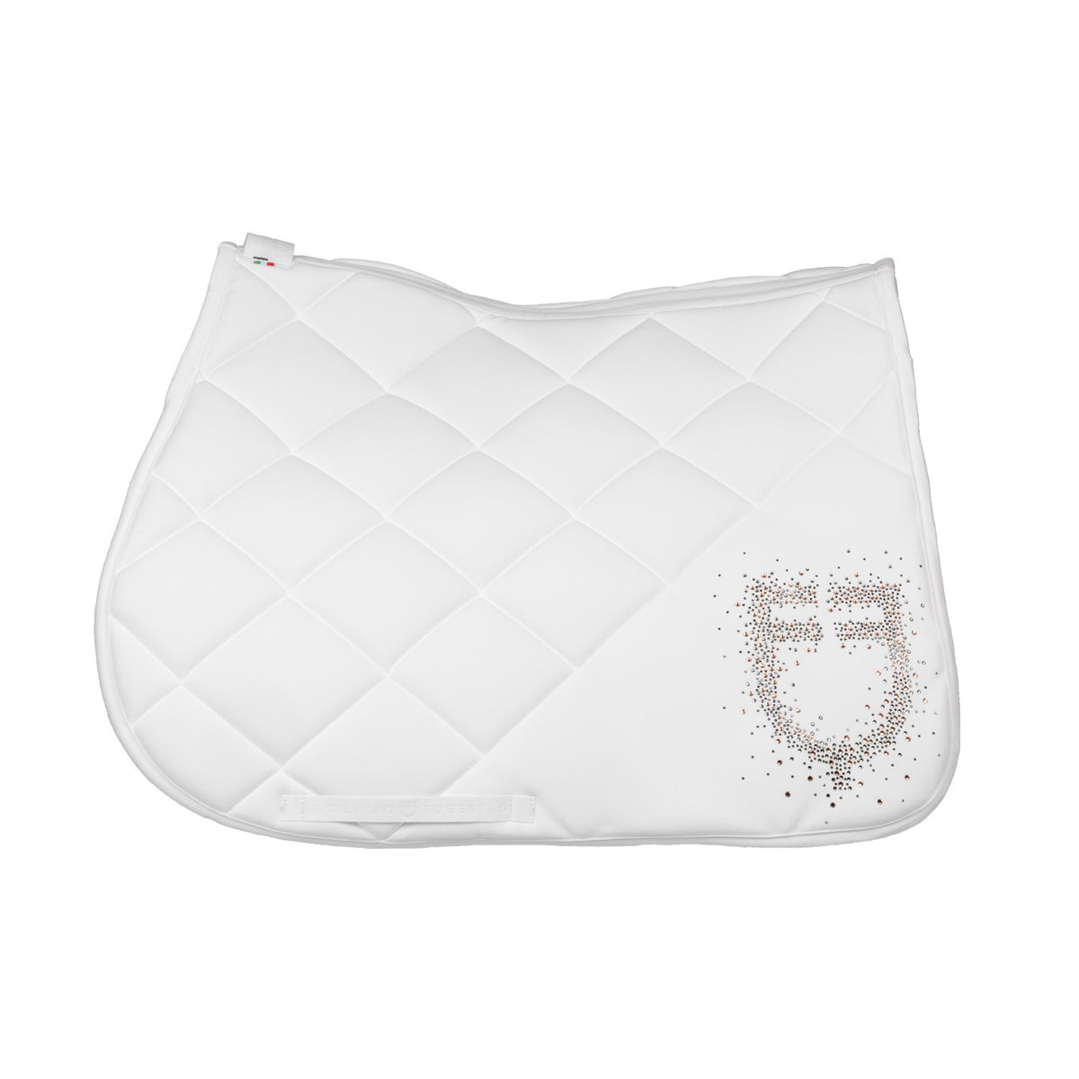 Equestro Jumping Saddle Pad Rhinestone Logo