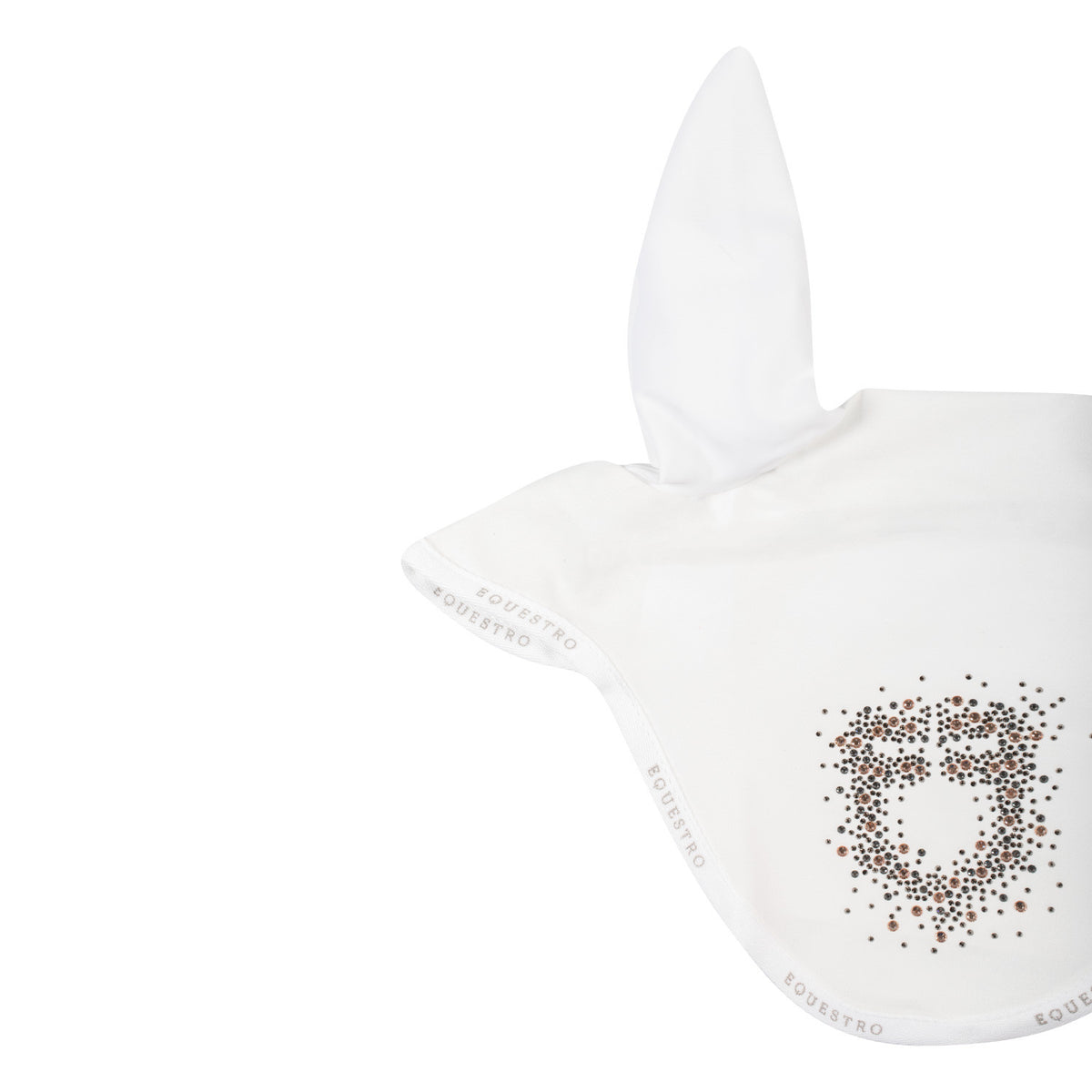 Equestro Fly Veil In Technical Fabric Glitter Logo