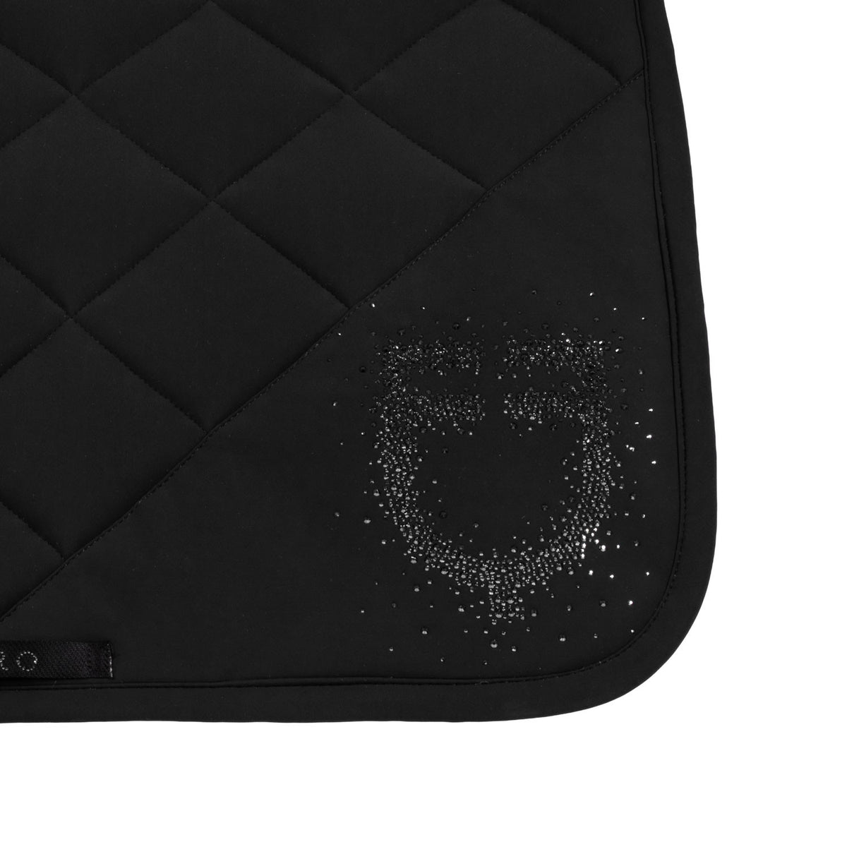 Equestro Jumping Saddle Pad With Rhinestone Logo