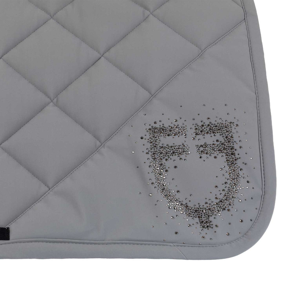 Equestro Dressage Saddle Pad With Rhinestone Logo