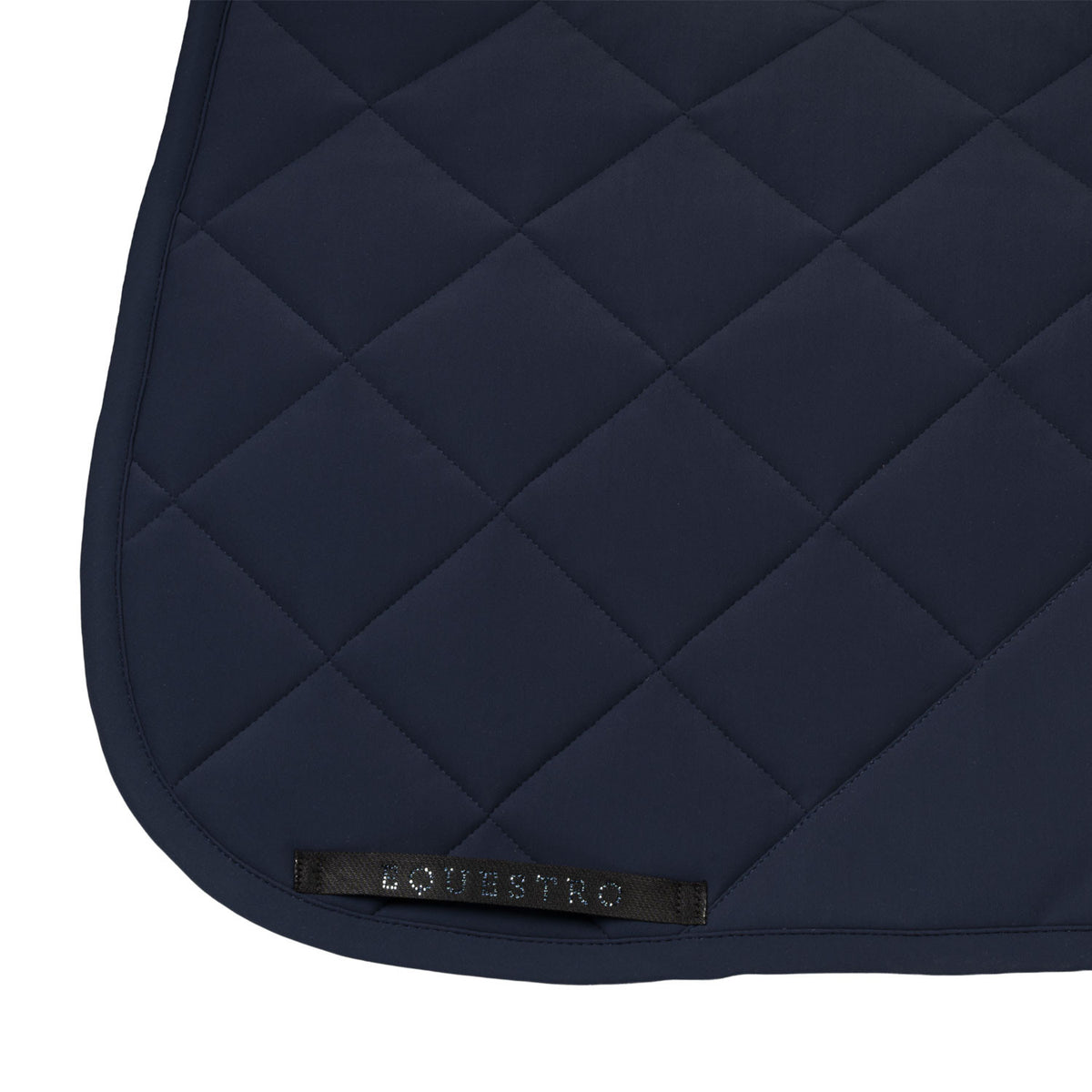 Equestro Dressage Saddle Pad With Rhinestone Logo