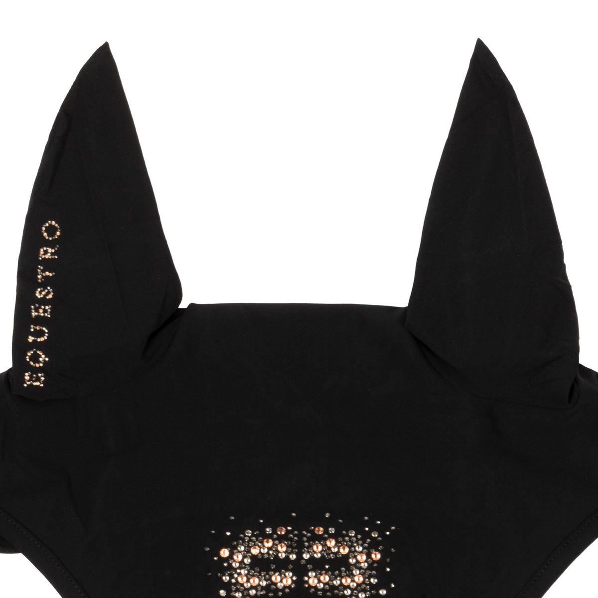 Equestro Fly Veil In Technical Fabric With Rhinestone Logo