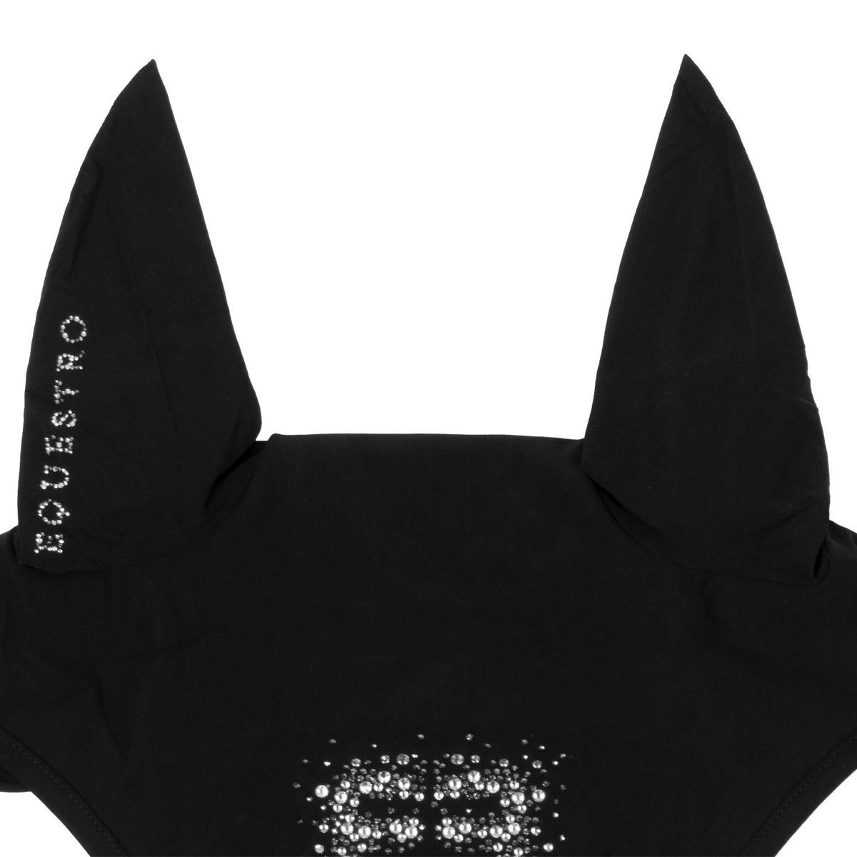 Equestro Fly Veil In Technical Fabric With Rhinestone Logo