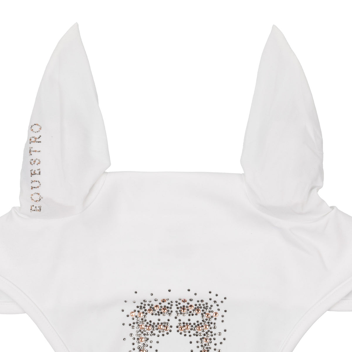 Equestro Fly Veil In Technical Fabric With Rhinestone Logo