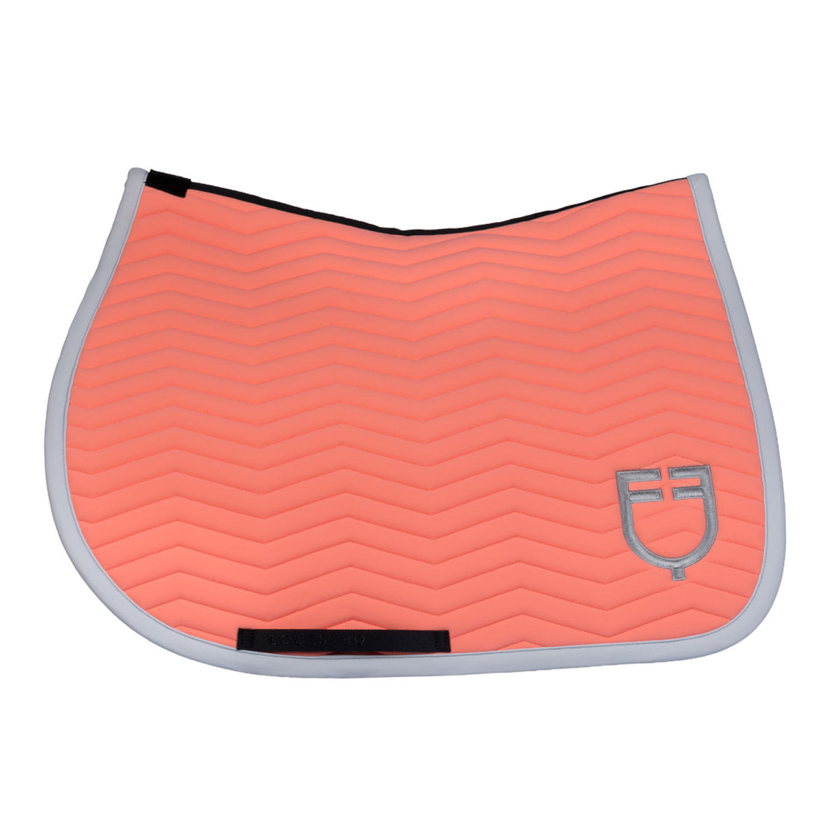 Equestro Wave Quilting Jumping Saddle Pad In Technical Fabric