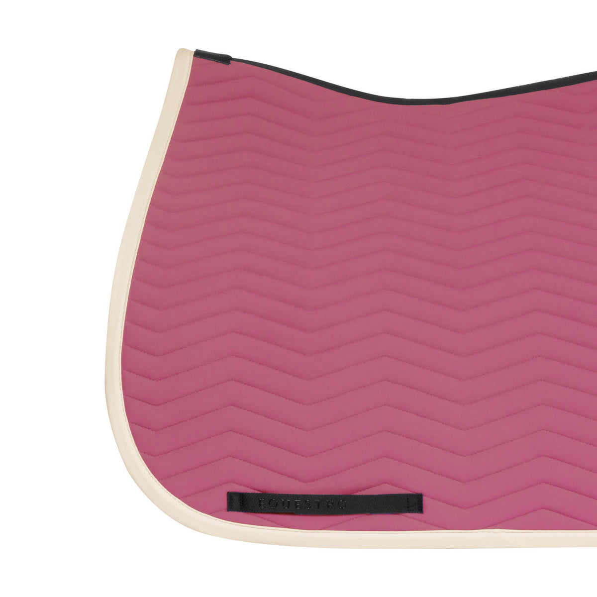 Equestro Wave Quilting Dressage Saddle Pad In Technical Fabric