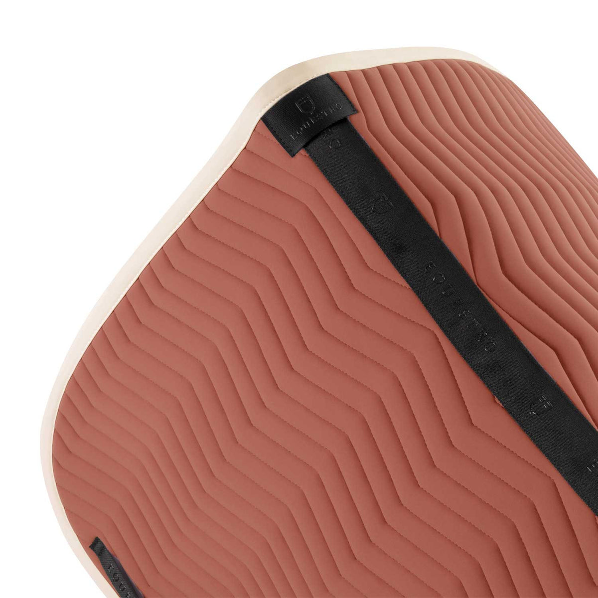 Equestro Wave Quilting Dressage Saddle Pad In Technical Fabric