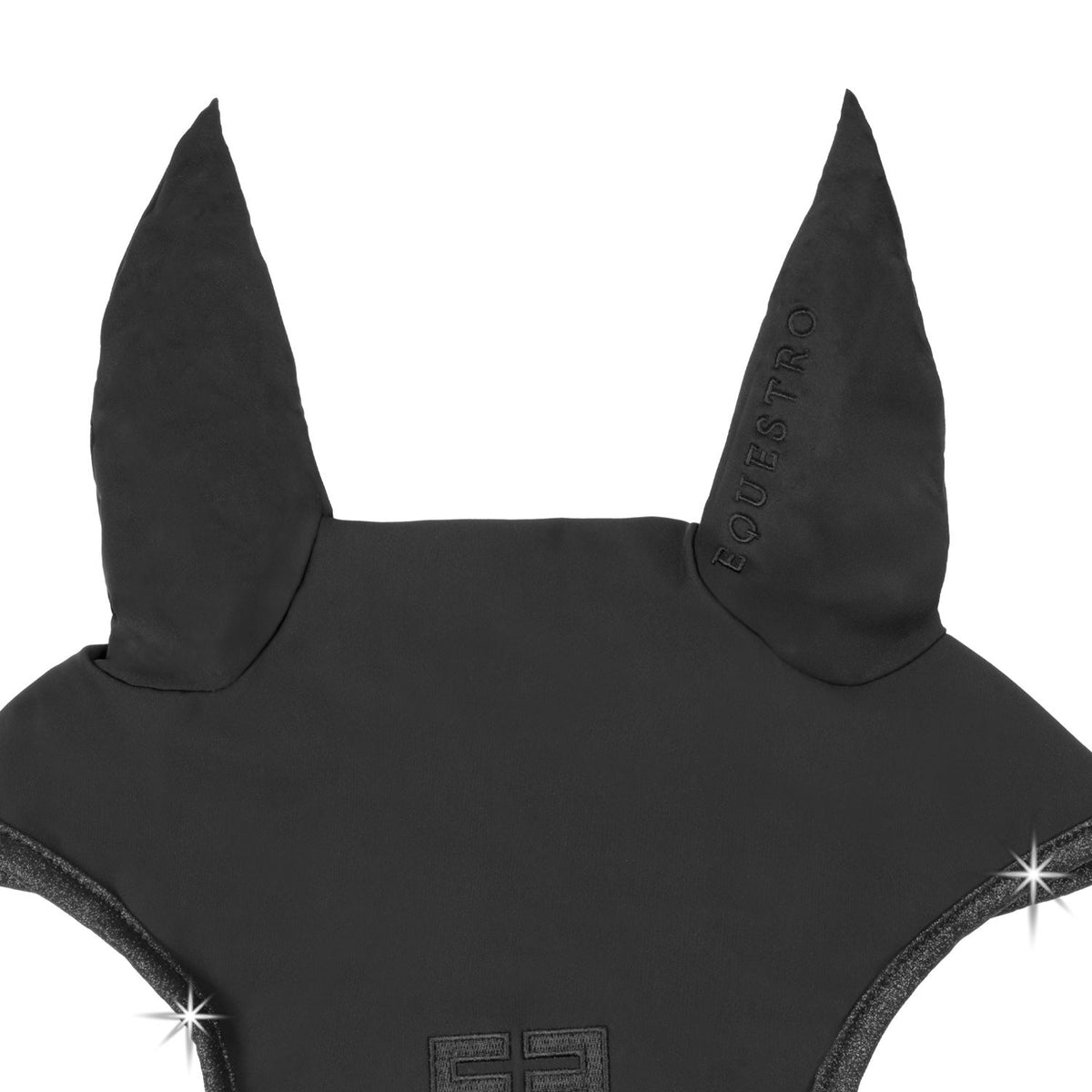 Equestro Universe Fly Veil In Technical Fabric And Sparkling Details