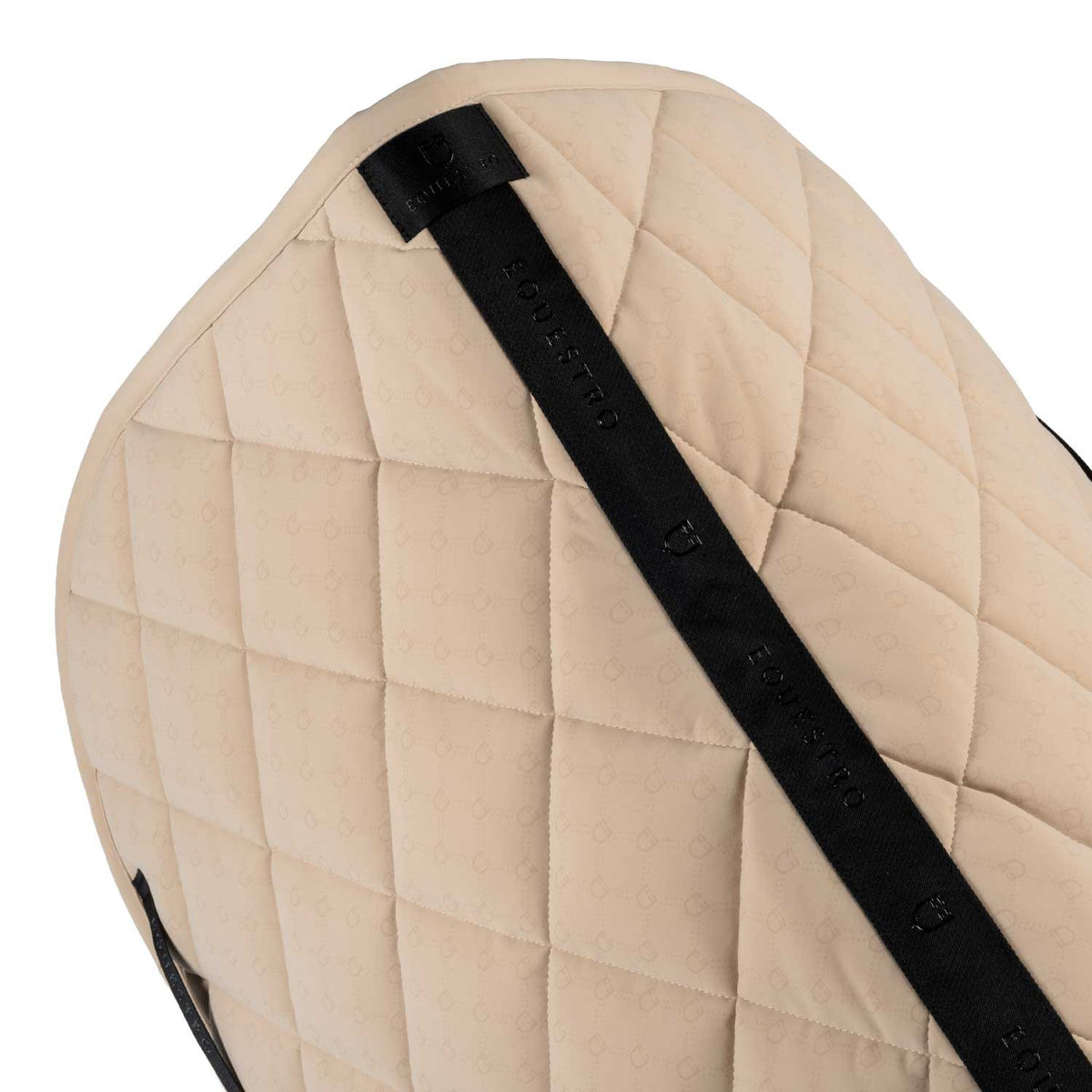 Equestro Jumping Saddle Pad With Monogram Print