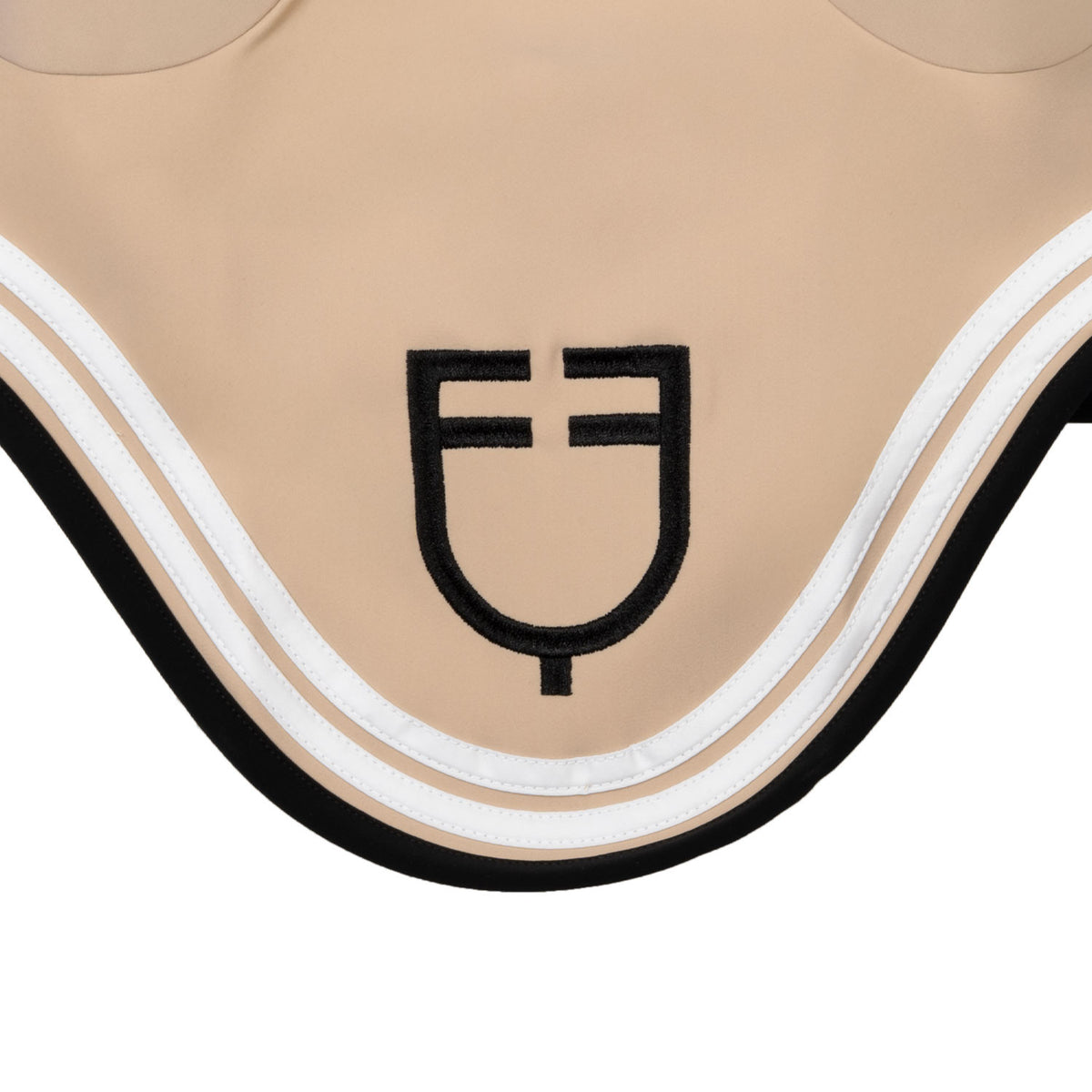 Equestro Double Stripes Fly Veil In Technical Fabric