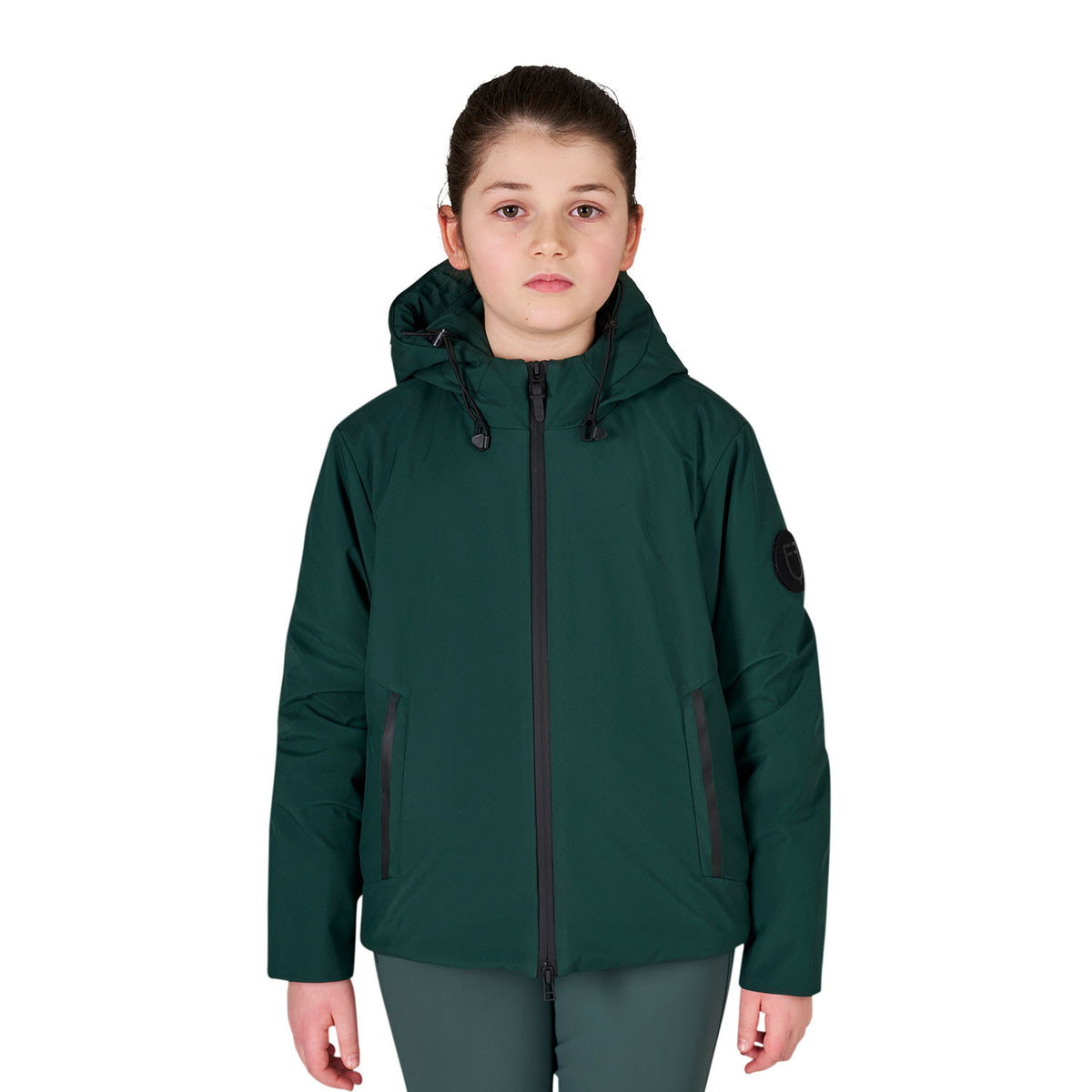 Unisex Kids Waterproof and Windproof Nylon Jacket