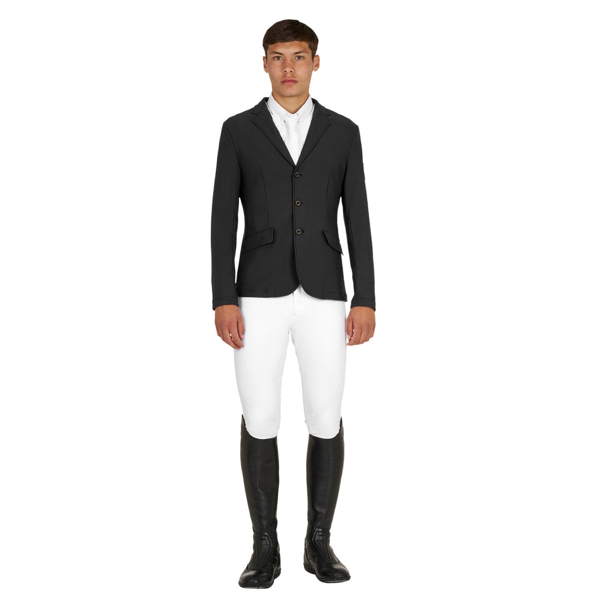Equestro Mens Girasol Competition Jacket With Embossed Logo