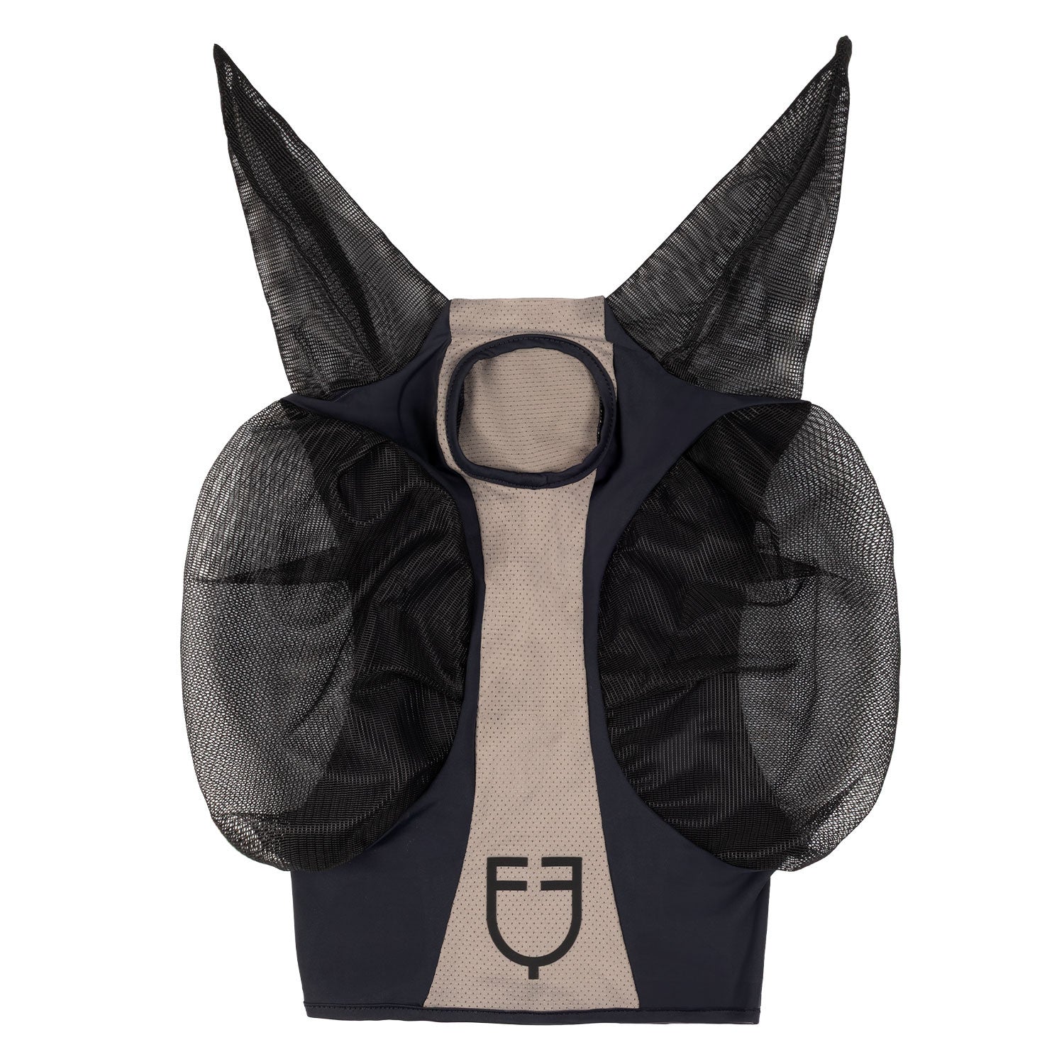 Two tone mesh anti-fly mask.