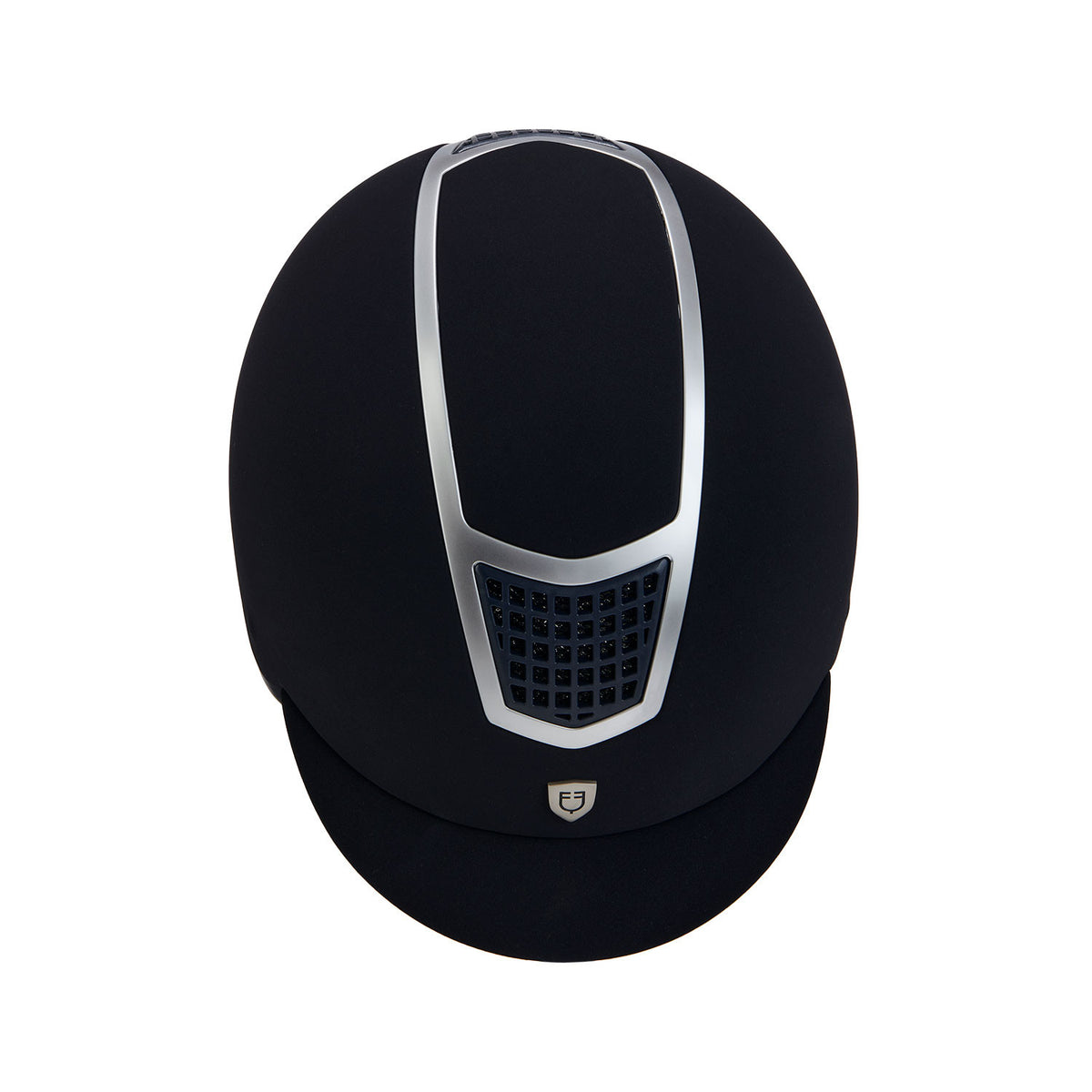 Helmet with colored velvet frame