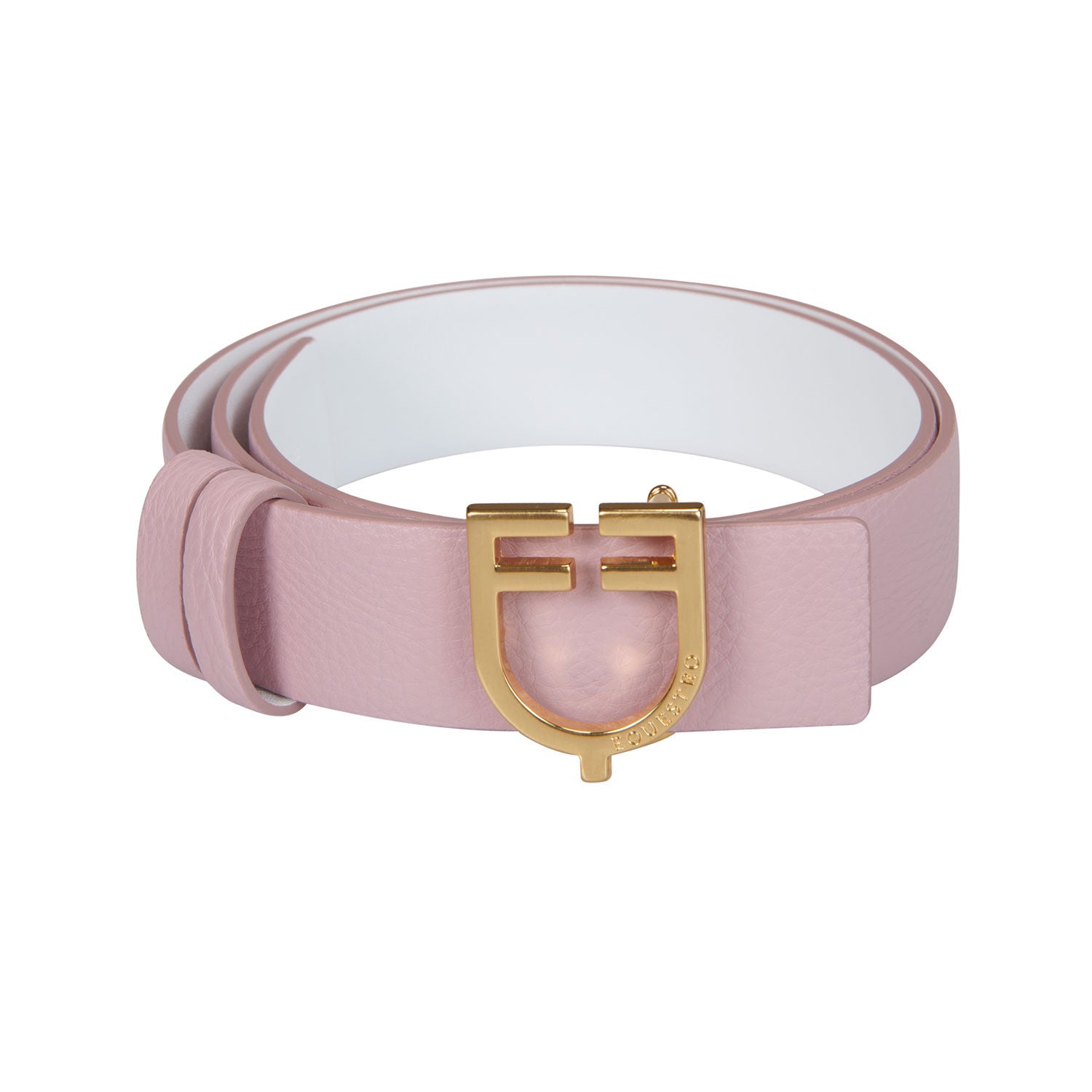 Double face smooth leather belt.