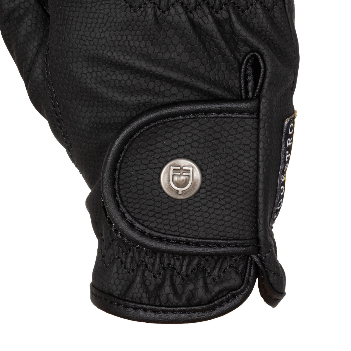 Unisex gloves in soft synthetic leather with hook-and-loop fastening