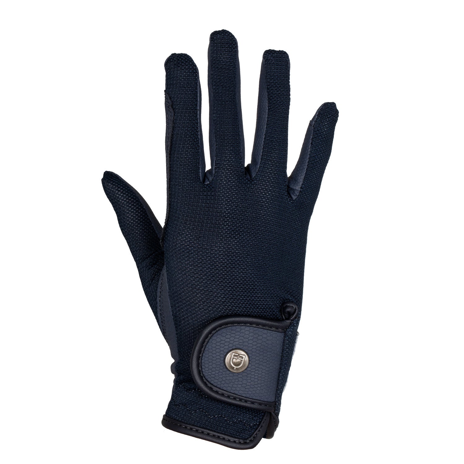 Unisex gloves in technical fabric and mesh.