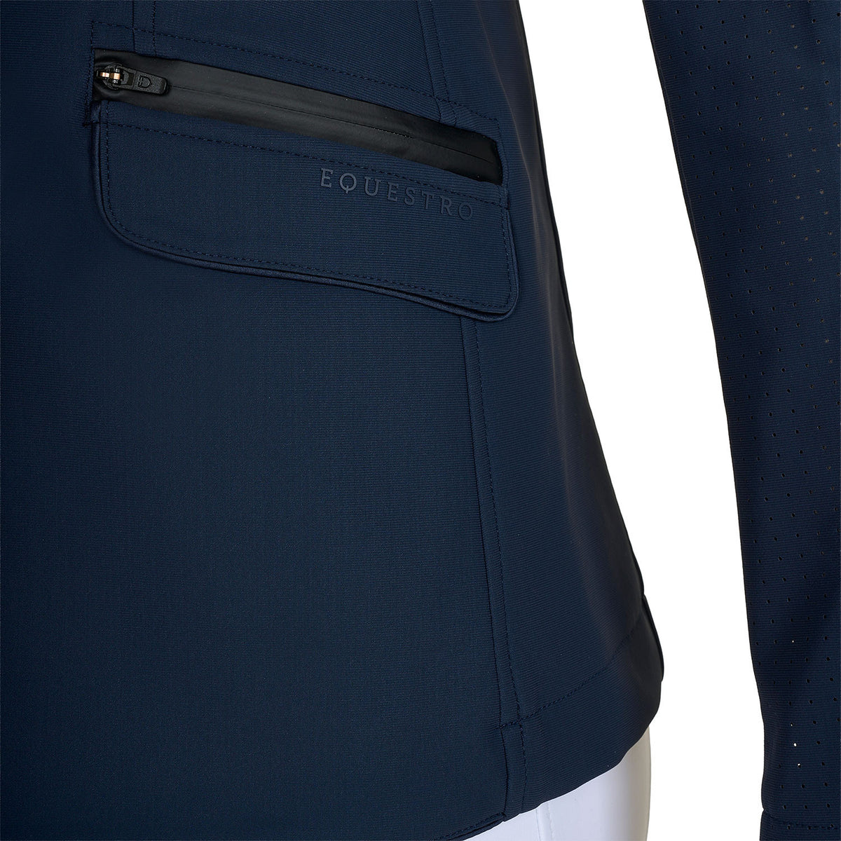 Equestro Ladies Competition Jacket Three Buttons Perforated Fabric