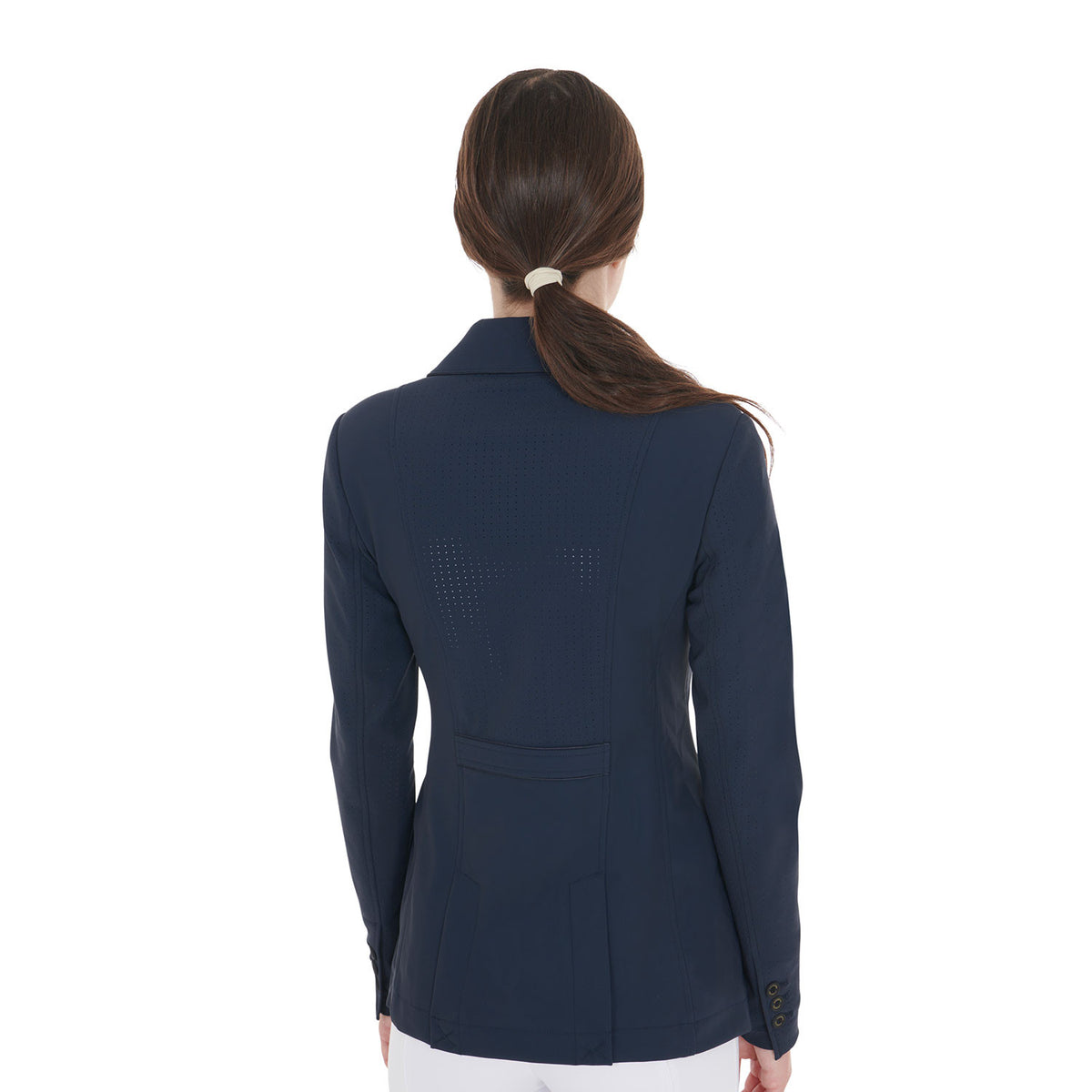 Equestro Ladies Competition Jacket Three Buttons Perforated Fabric