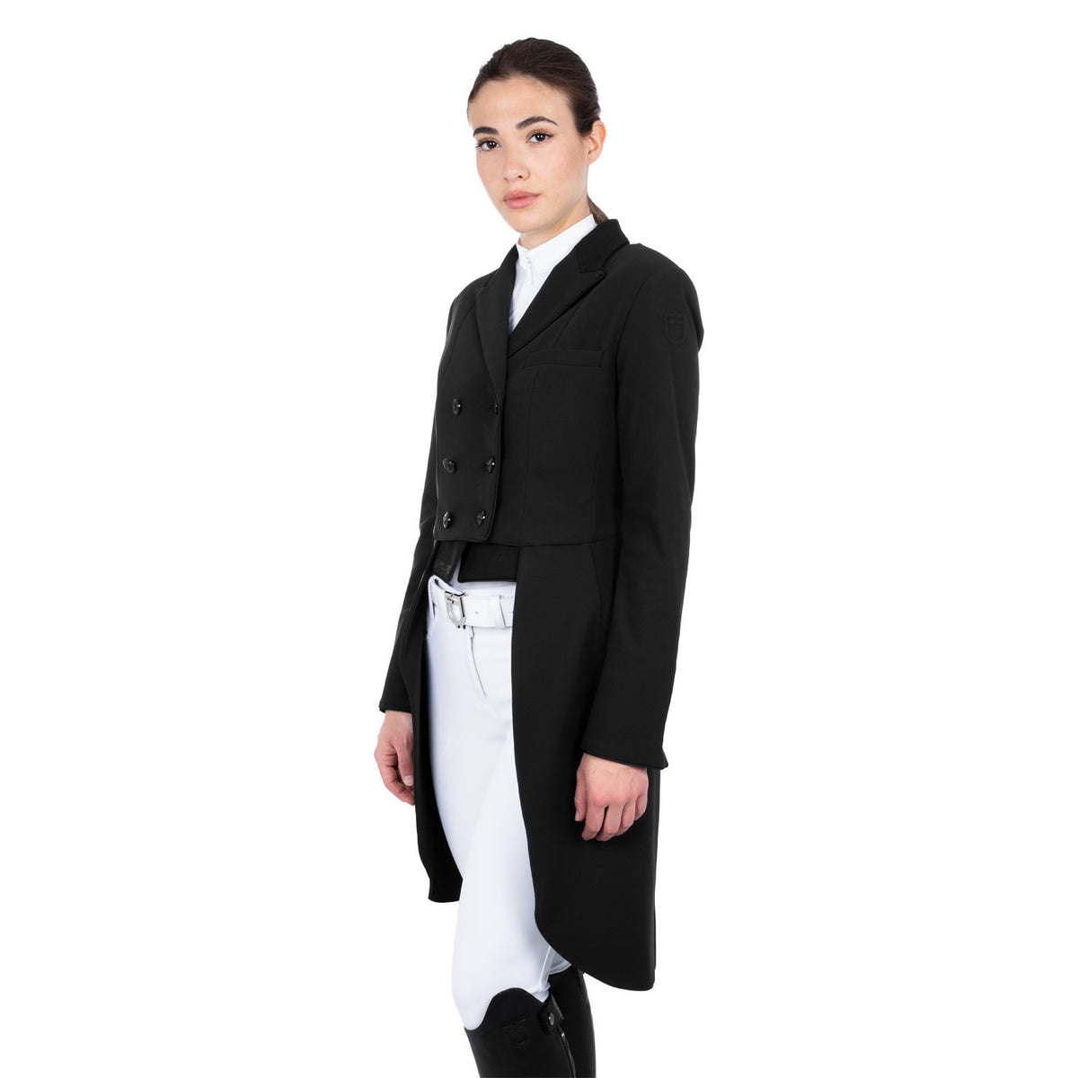 Equestro Ladies Competition Dressage Tailcoat In Technical Fabric